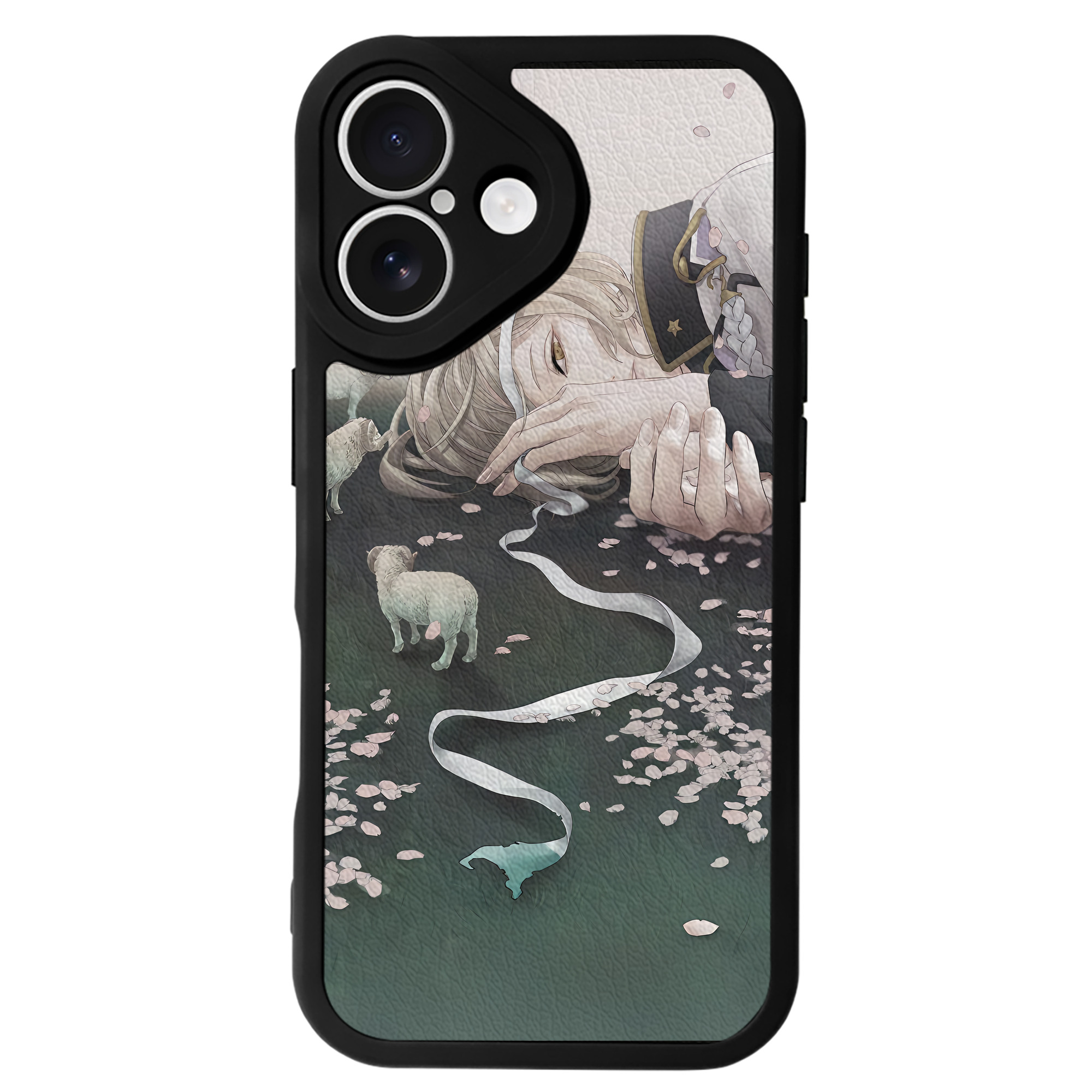 （画像用） 刀剣乱舞 Touken Ranbu 【iPhone 16シリーズ対応】シリコンスマホケース（レザー調） 材質：シリコン